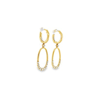 Diamond Drop Earrings