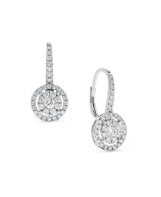 Diamond LeverBack Earrings