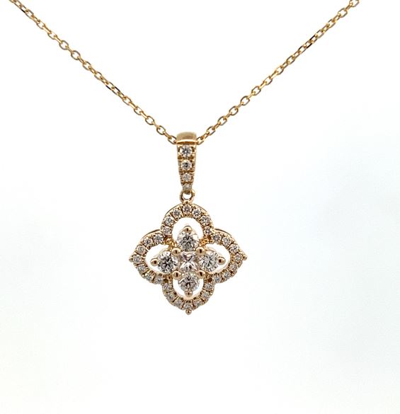 Diamond Clover Necklace