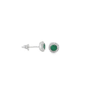 Emerald & Diamond Earrings