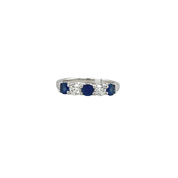 Sapphire & Diamond Band