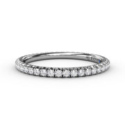 Delicate Modern Pave Eternity Band