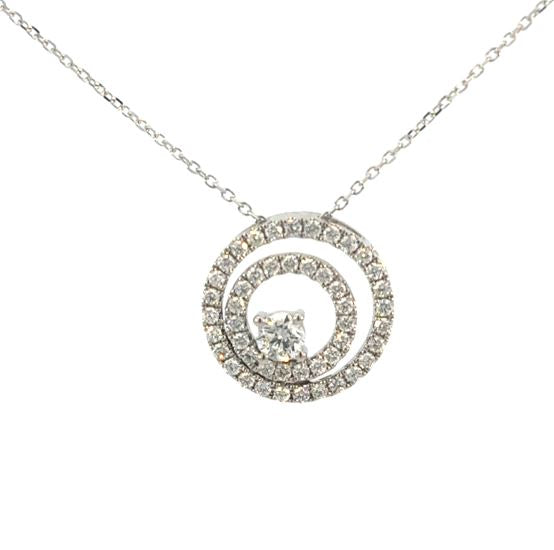 Diamond Spiral Pendant