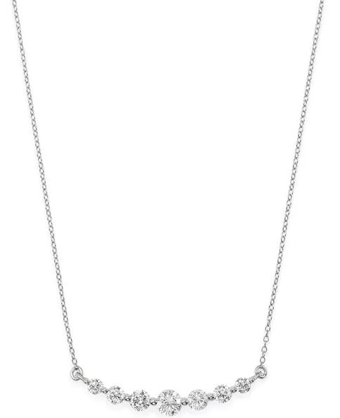 Diamond Bar Necklace