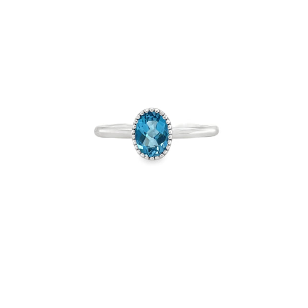 Blue Topaz Ring