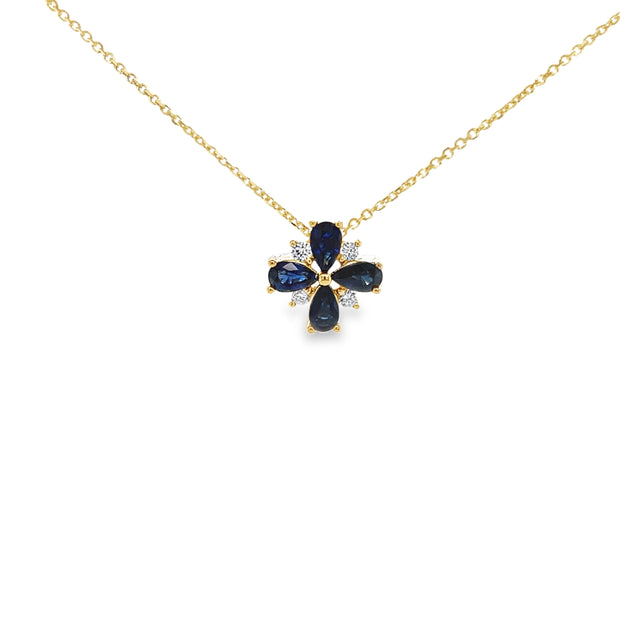 Sapphire & Diamond Pendant