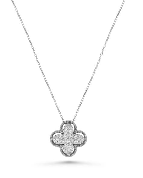 Diamond Clover Necklace