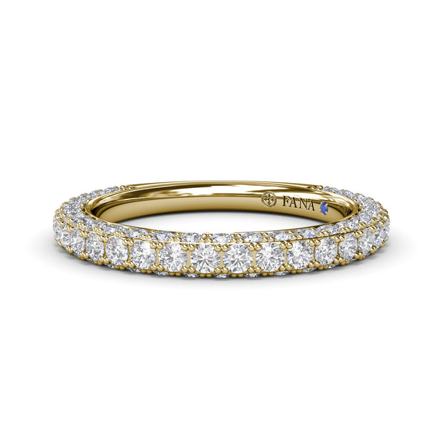 Angelic Diamond Wedding Band