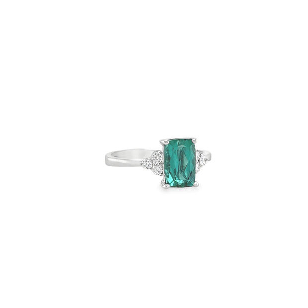 1.79ct Tourmaline & Diamond Ring