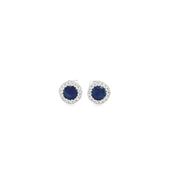 Sapphire & Diamond Earrings