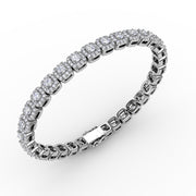 Cushion Cut Diamond Bracelet