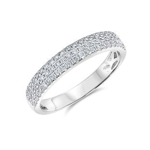 Pave Diamond Band