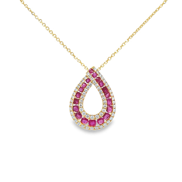 Ruby & Diamond Pendant