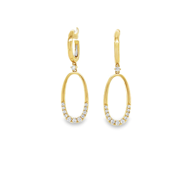 Diamond Drop Earrings