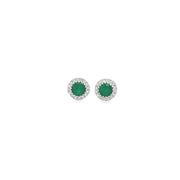 Emerald & Diamond Earrings