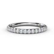 Delicate Pave Diamond Anniversary Band