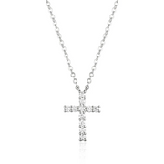 Delicate Diamond Cross Necklace