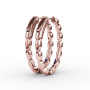Flawless Filigree Diamond Hoops