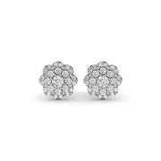 Magnolia Diamond Stud Earrings