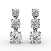 Empire Diamond Drop Earrings