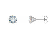 1.46ctw Natural Diamond Stud Earrings