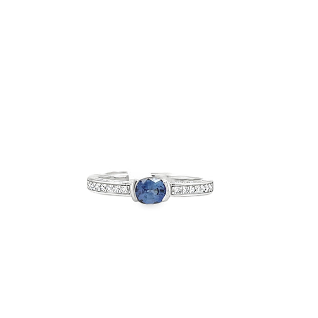 Sapphire & Diamond Ring