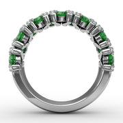 Make A Statement Emerald And Diamond Ring