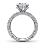 Angelic Solitaire Diamond Engagement Ring