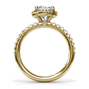 Simply Stunning Diamond Halo Engagement Ring