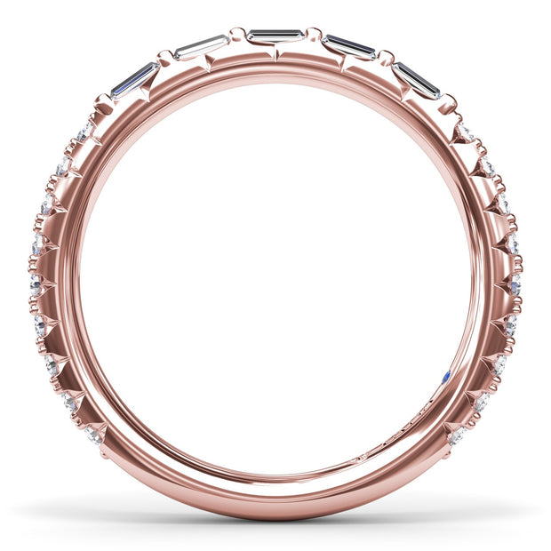 Baguette Diamond Wedding Band