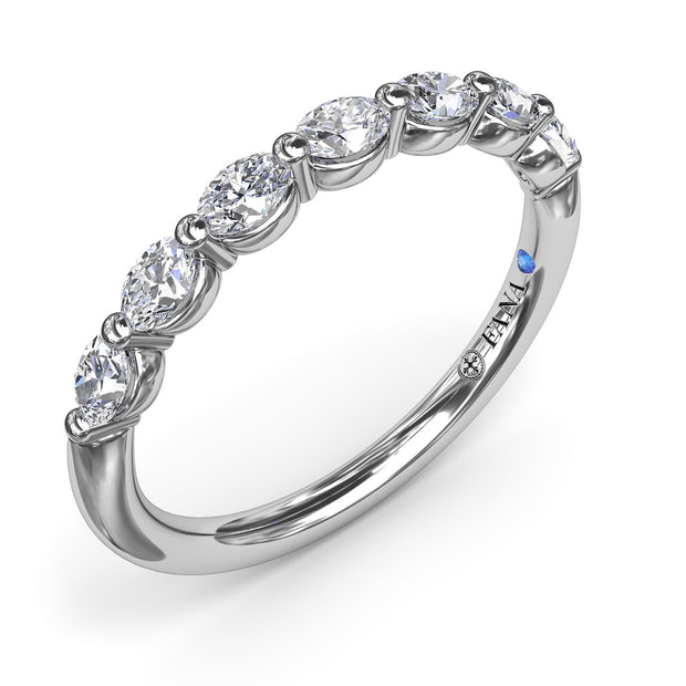 Angelic Oval Diamond Band