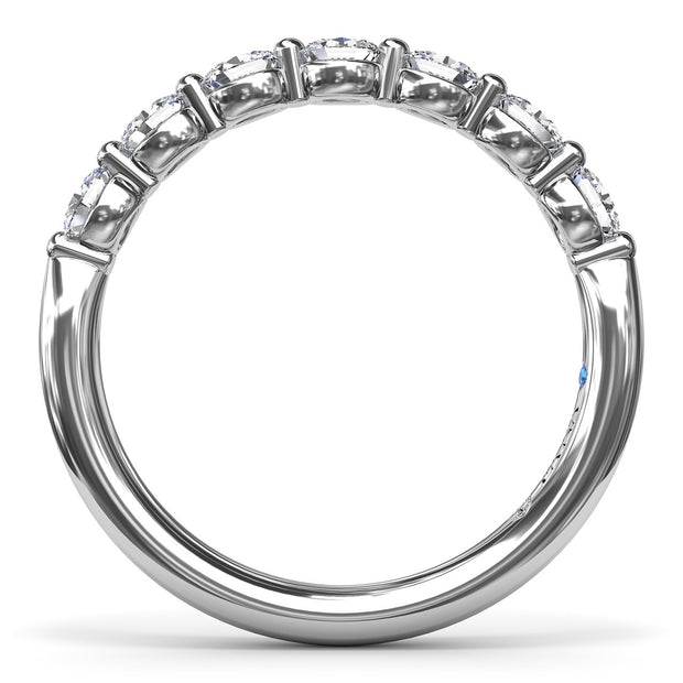 Angelic Oval Diamond Band